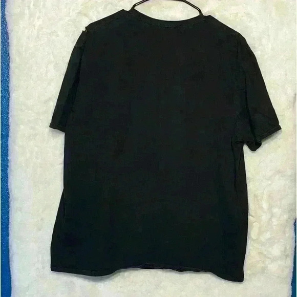 Rolling Stones Classic Rock Band T-Shirt Unisex Black Floral XL - Picture 3 of 6